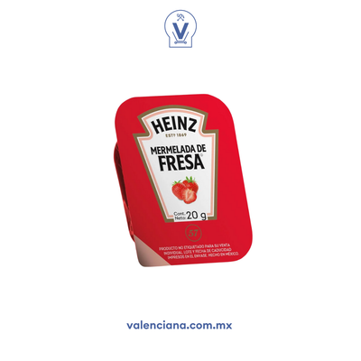 Mermelada de Fresa Heinz 120 Piezas de 20 gr
