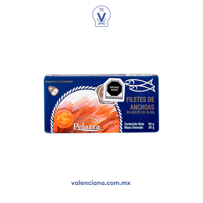 Anchoas en Aceite de Oliva Pelazza 50 gr