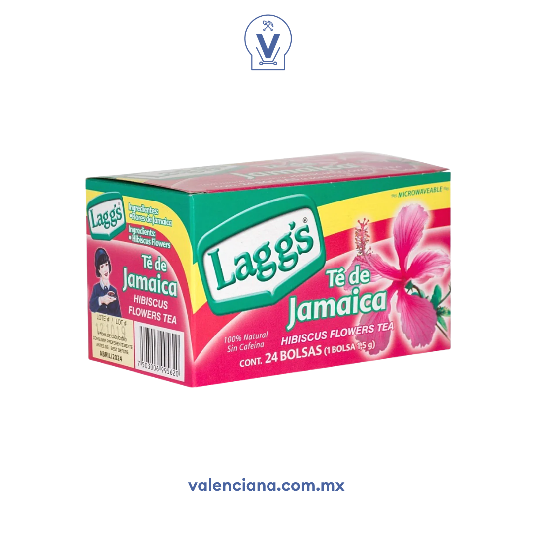 Té de Jamaica Lagg´s 24 Sobres de 1.5 gr
