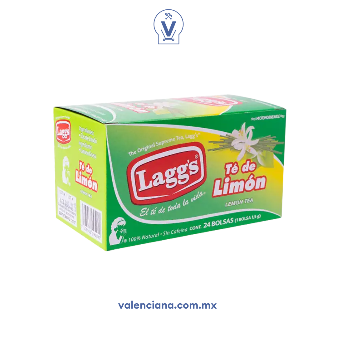 Té de Limón Lagg´s 24 Sobres de 1.5 gr