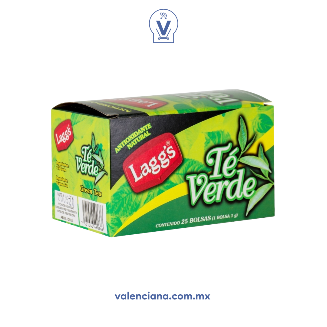 Té Verde Lagg´s 24 Sobres de 1 gr
