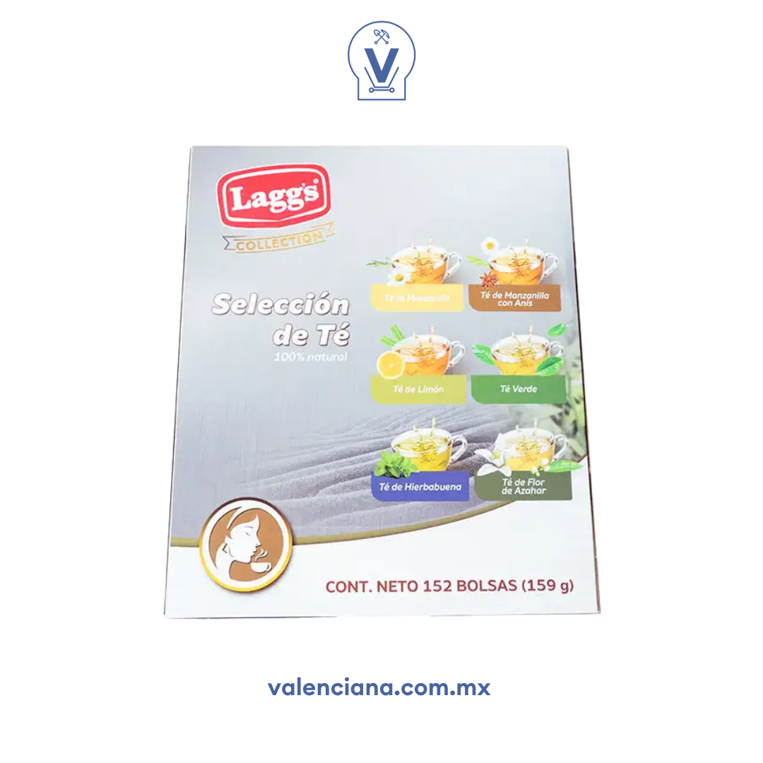 Té Surtido Lagg´s 152 Sobres de 1.5 gr