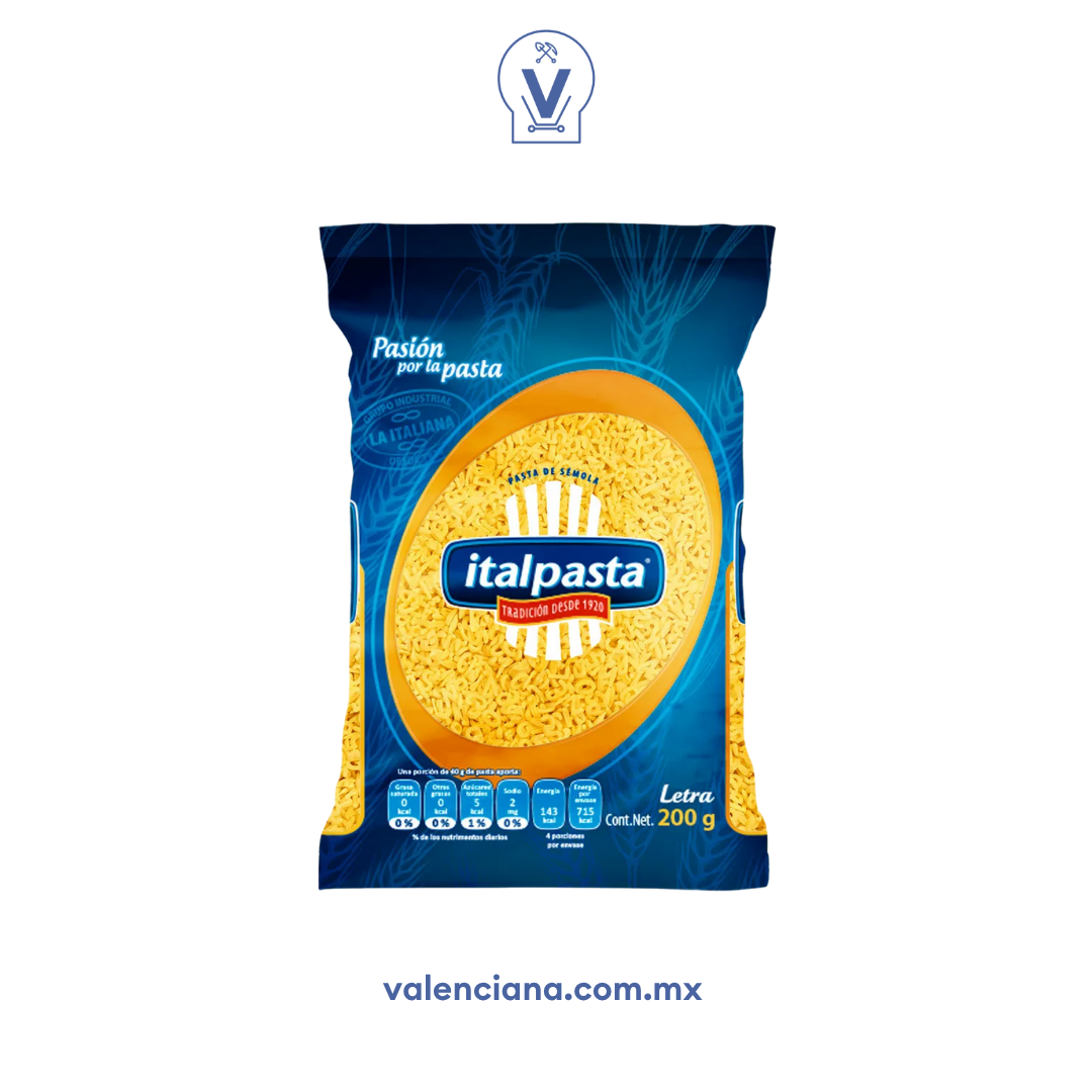 Pasta de Letra Italpasta 200 gr