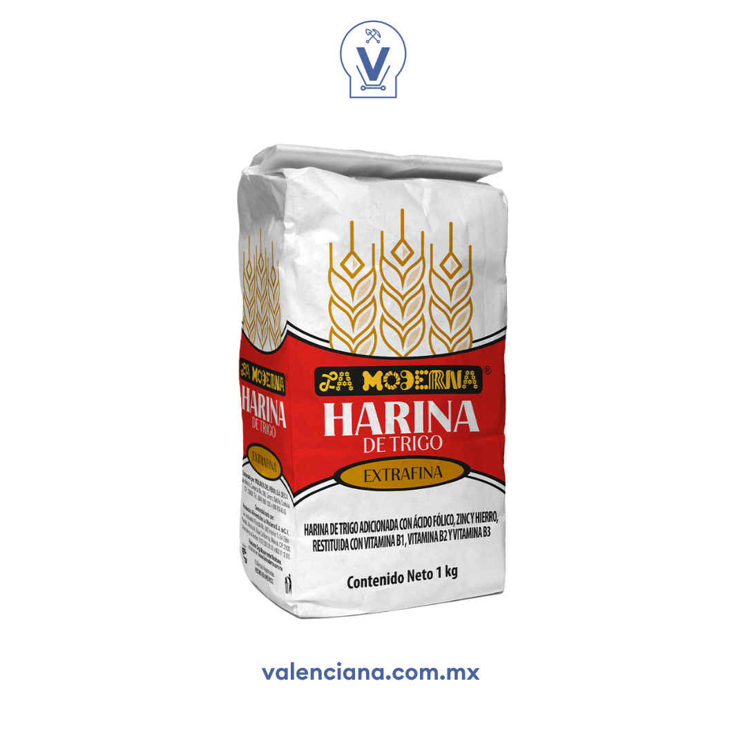 Harina de Trigo La Moderna 1 kg