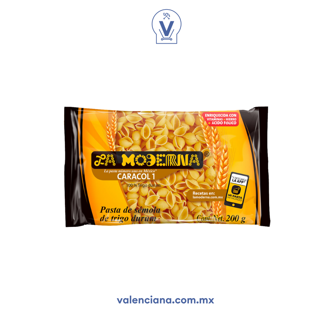 Pasta Caracol No. 1 La Moderna 200 gr