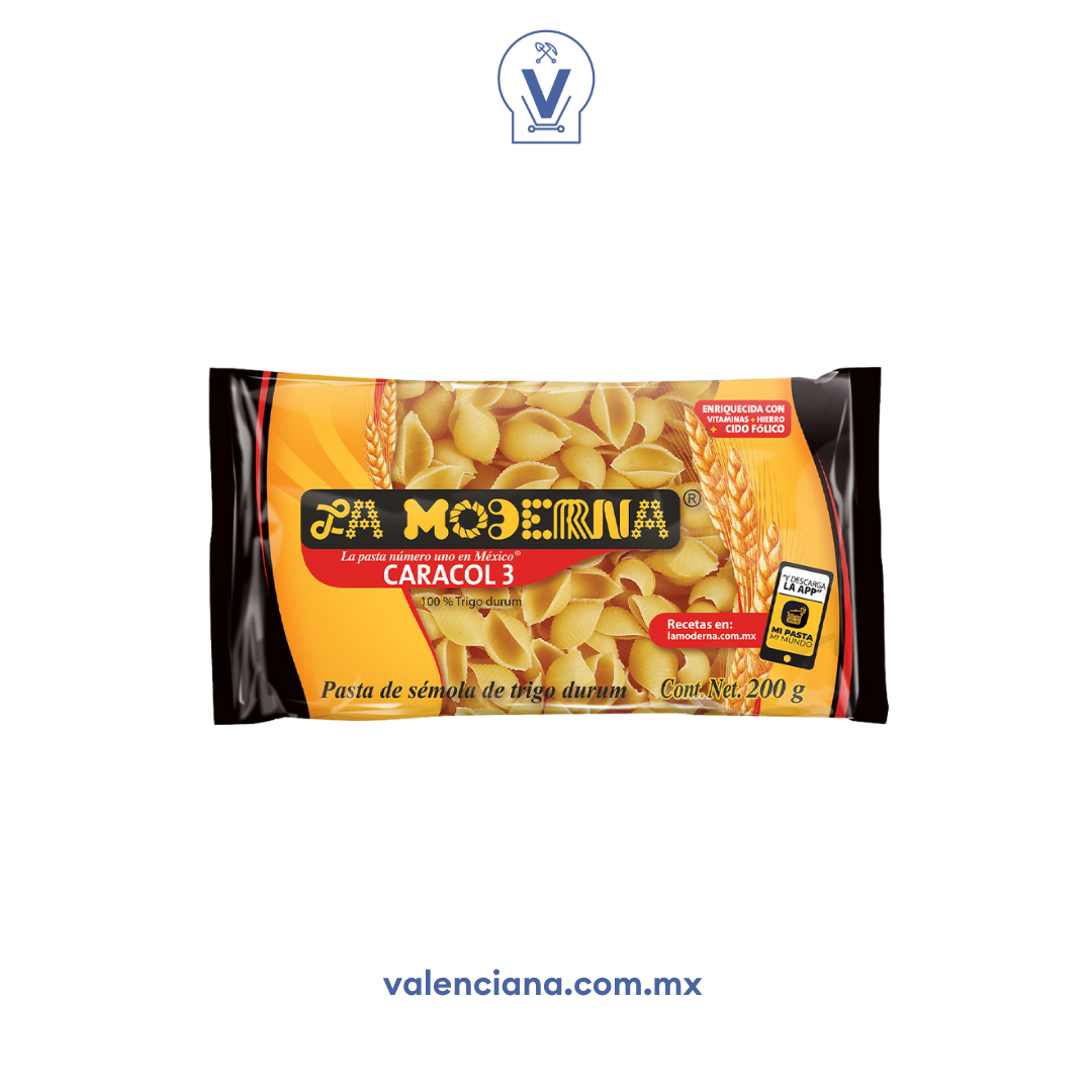 Pasta Caracol No. 3 La Moderna 200 gr