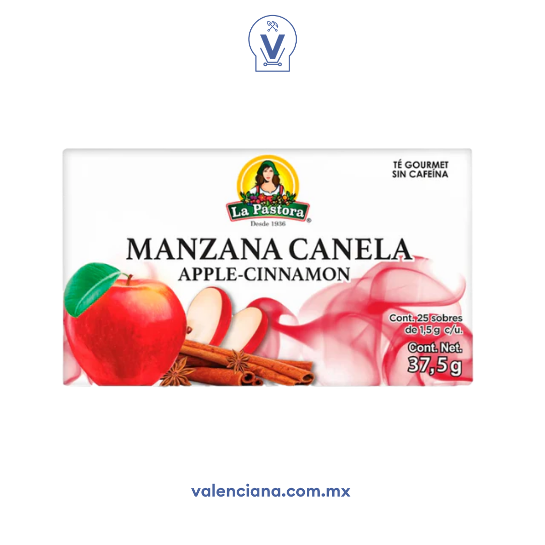 Té de Manzana Canela La Pastora 25 Sobres de 1.5 gr