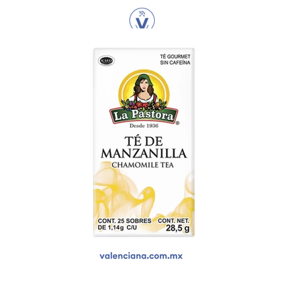 Té de Manzanilla La Pastora 25 Sobres de 1.14 gr