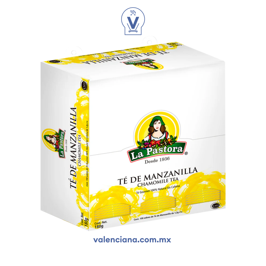 Té Manzanilla La Pastora 150 Sobres de 1.2 gr