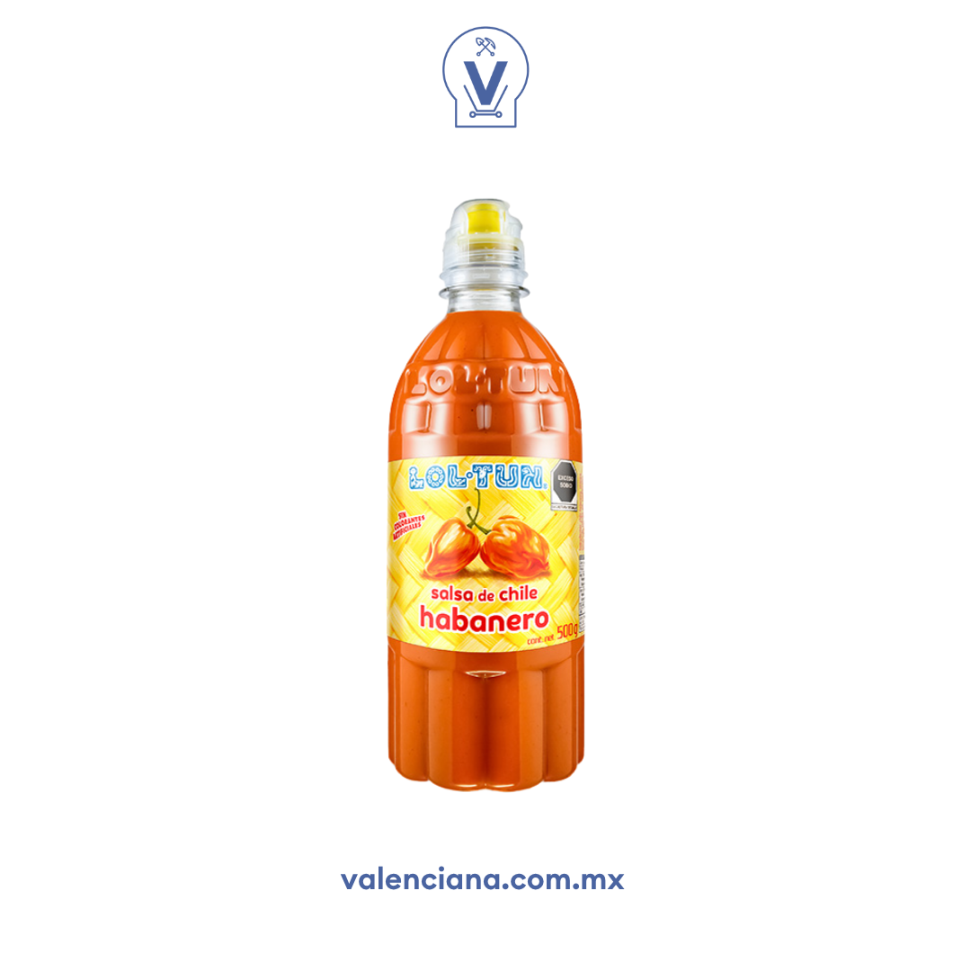 Salsa Habanera Roja Lol-Tun 500 ml