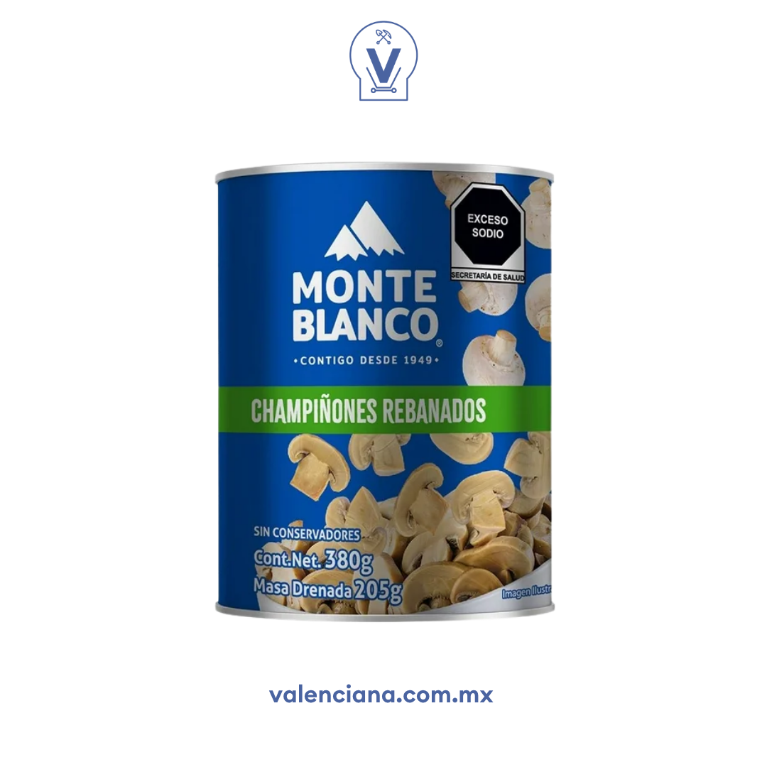 Champiñones Rebanados Monte Blanco 380 gr