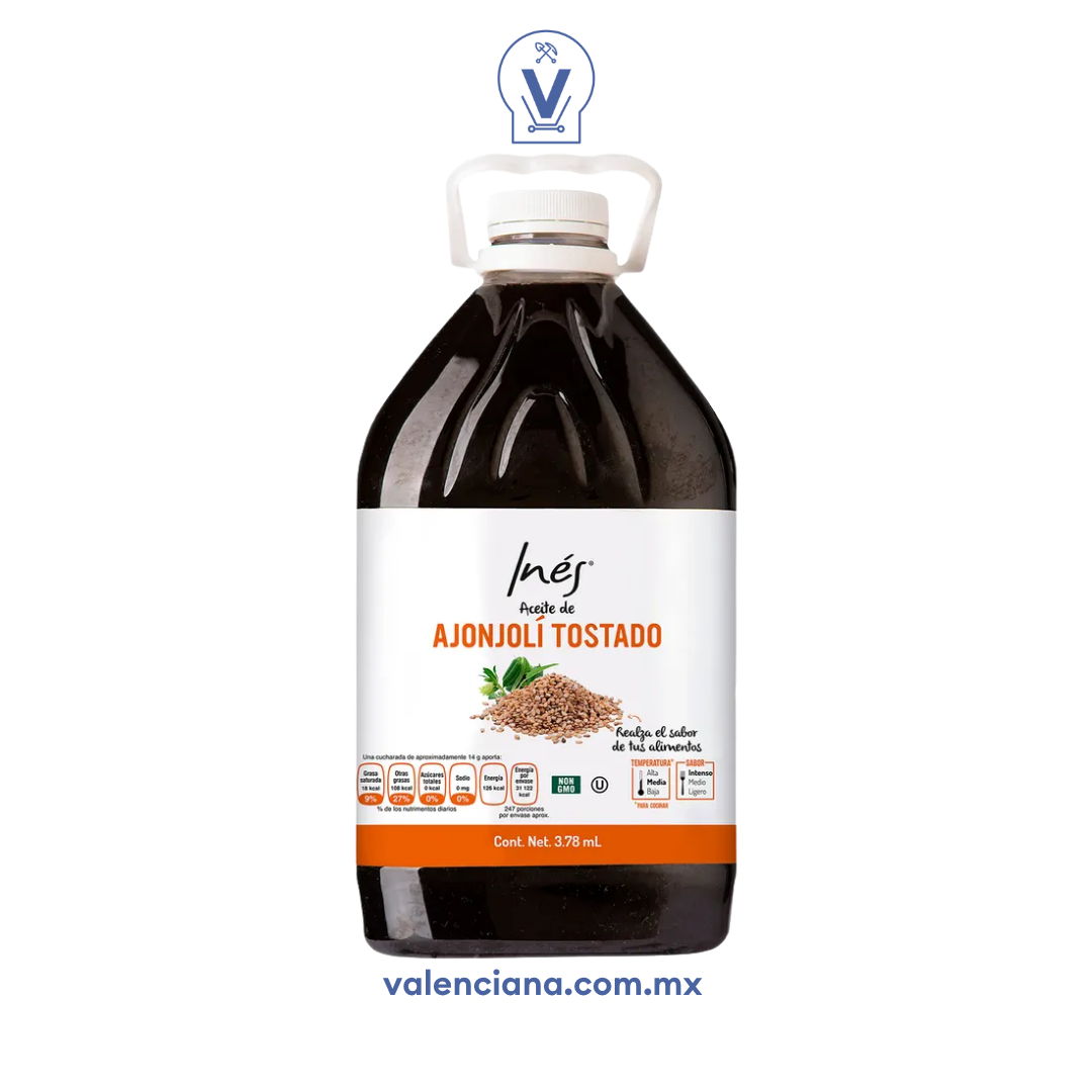 Aceite de Ajonjolí Tostado Inés 3.78 lt