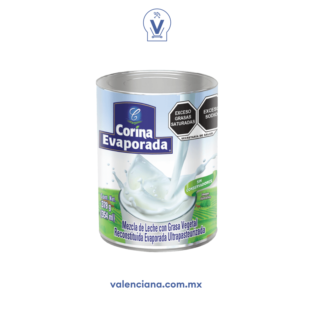 Leche Evaporada Corina 378 ml