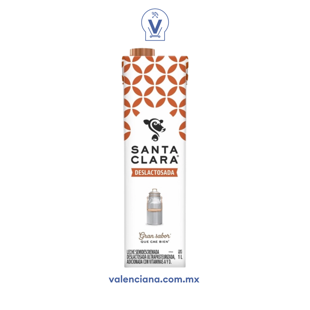 Leche Deslactosada Santa Clara 1 lt