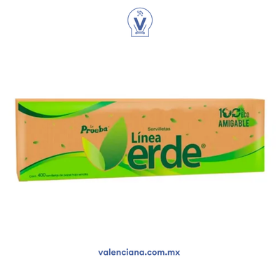 Servilletas Línea Verde Prueba 400 Piezas