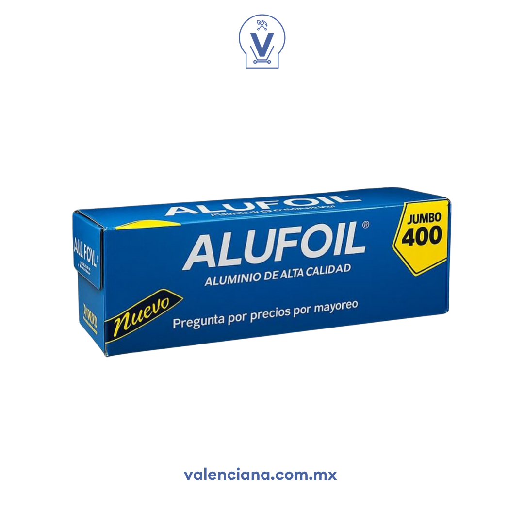 Papel Aluminio Grueso Alufoil 400 metros