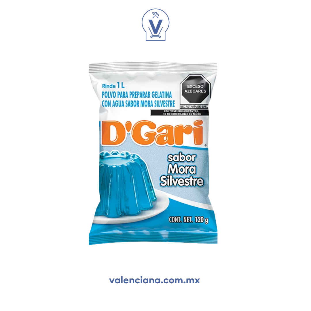 Gelatina de Mora Silvestre D´Gari 120 gr