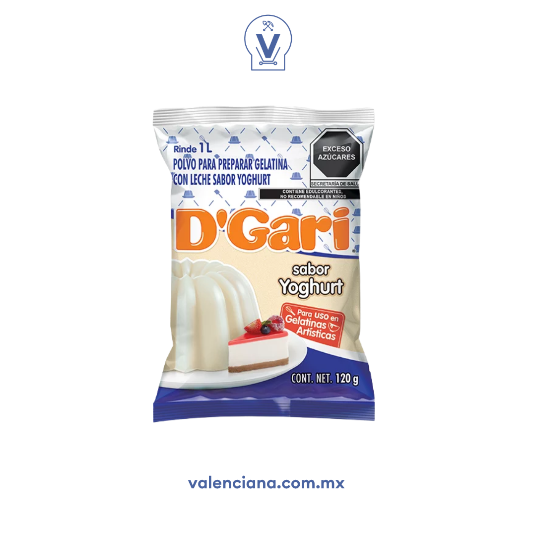 Gelatina de Yoghurt D´Gari 120 gr