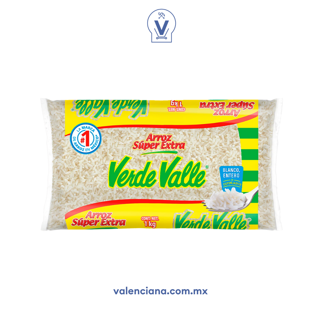 Arroz Super Extra Verde Valle 1 kg