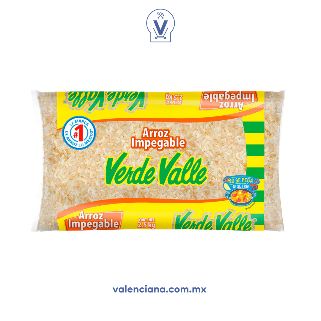 Arroz Precocido Verde Valle 2.5 kg