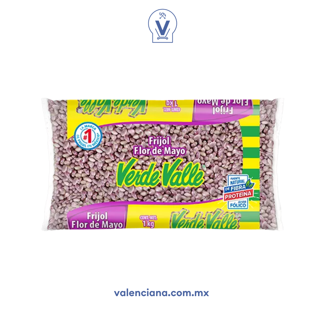 Frijol Flor de Mayo Verde Valle 1 kg