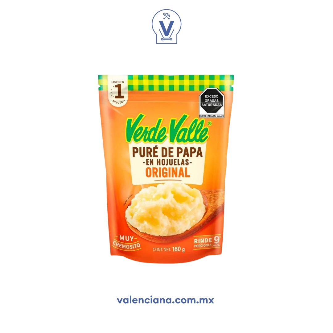 Puré de Papa Verde Valle 160 gr