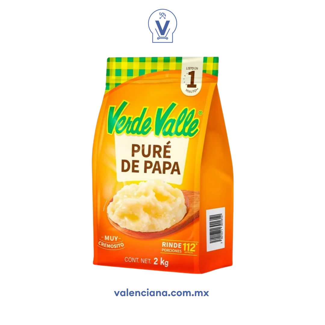 Puré de Papa Verde Valle 2 kg