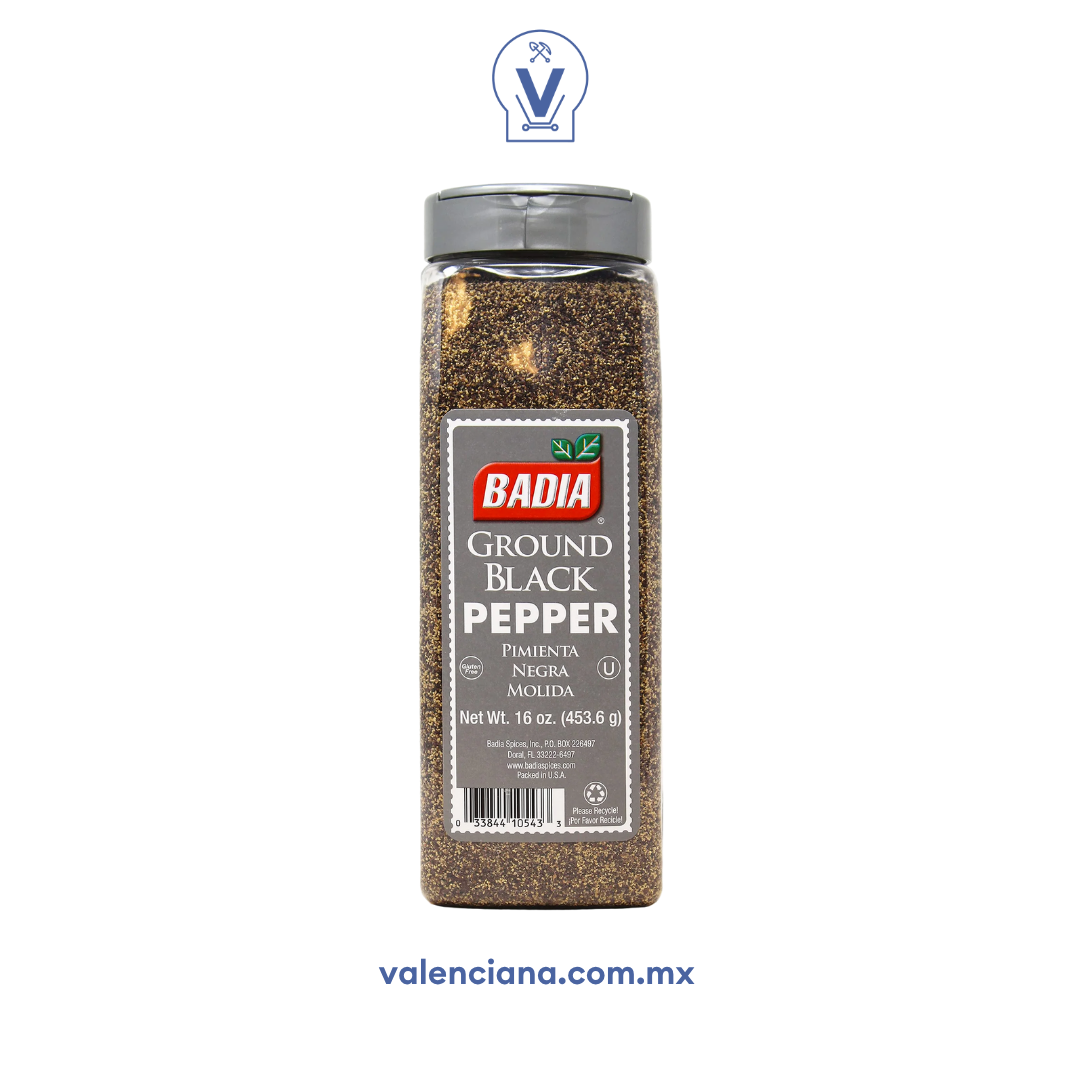 Pimienta Negra Granulada Badia 453.6 gr
