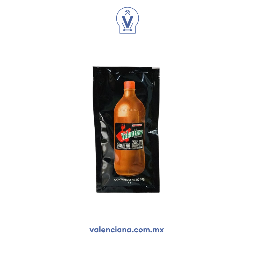 Salsa Picante Valentina Negra 900 Sobres de 10 gr