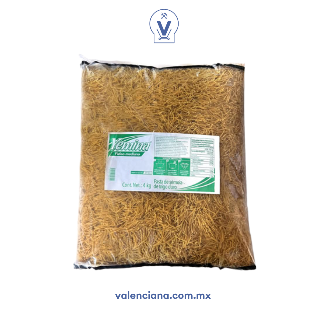 Pasta Fideo Yemina 4 kg