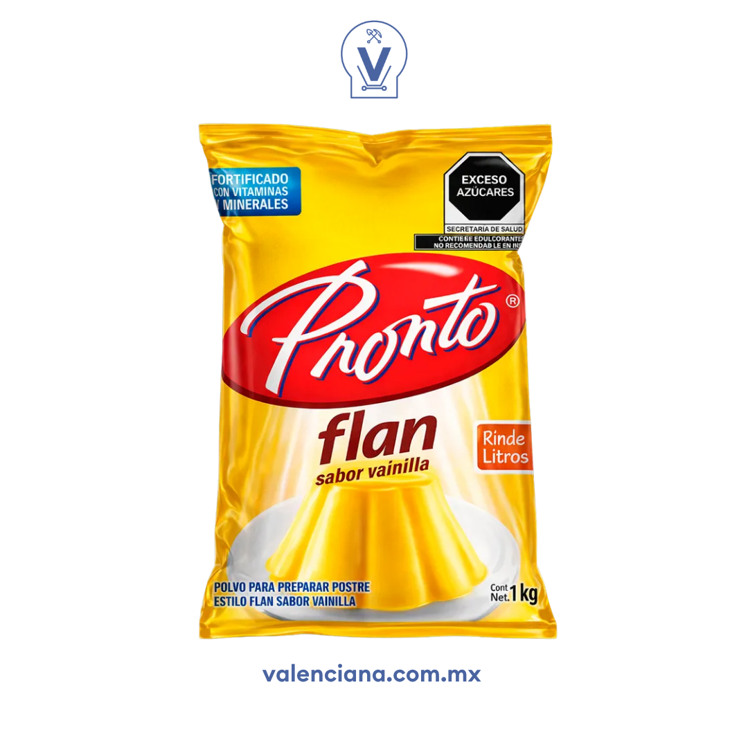Flan de Vainilla Pronto 1 kg