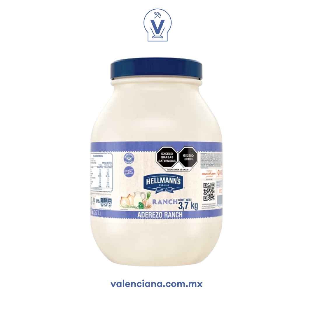 Aderezo Ranch Hellmann´s 3.7 kg