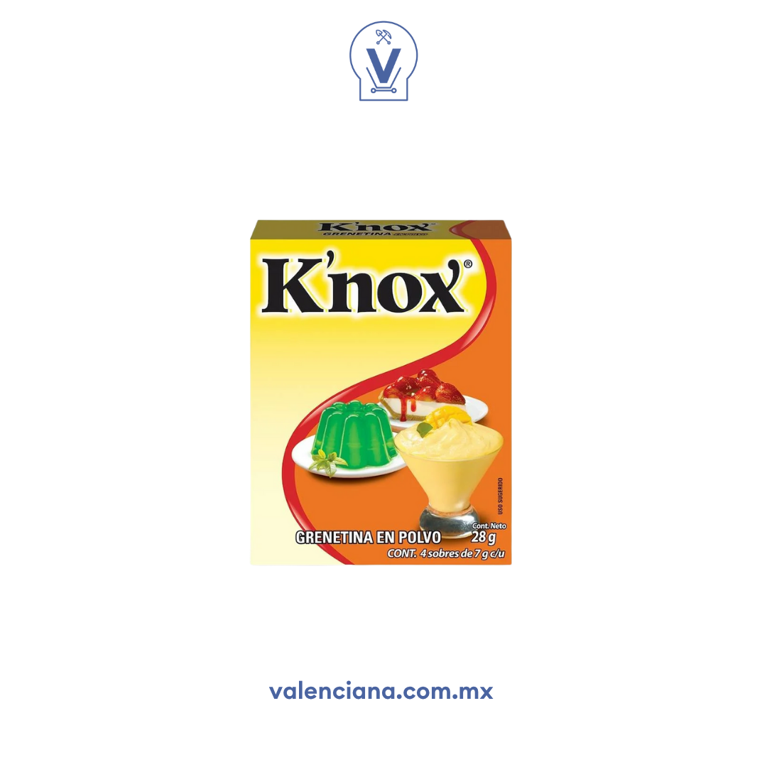 Grenetina Knox 4 Sobres de 7 gr