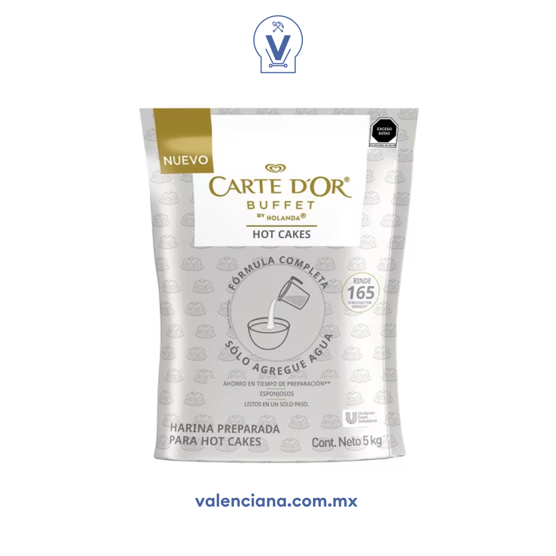 Harina de Hot Cakes Carte D´or 5 kg
