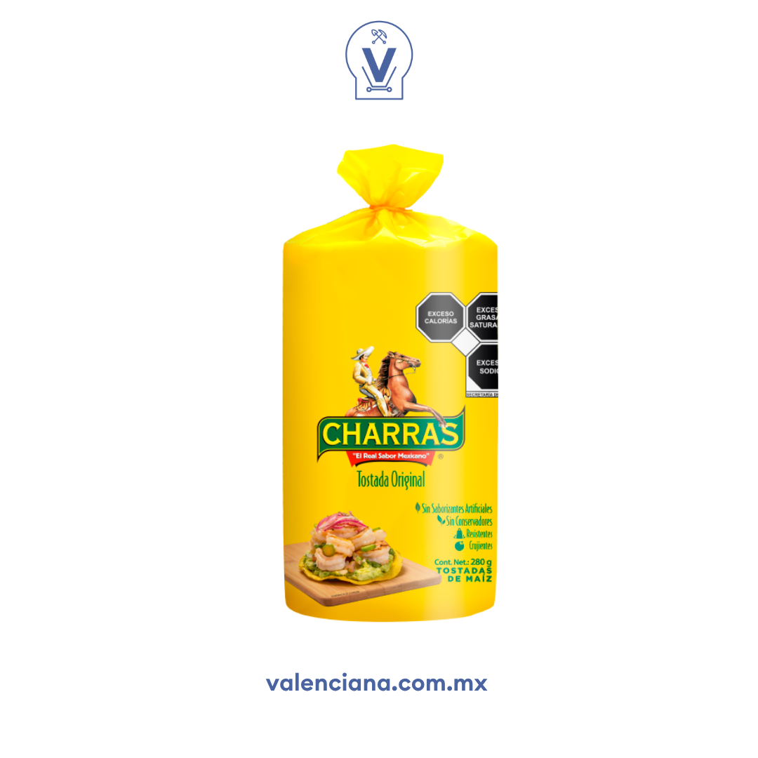 Tostadas de Maiz Charras 250 gr