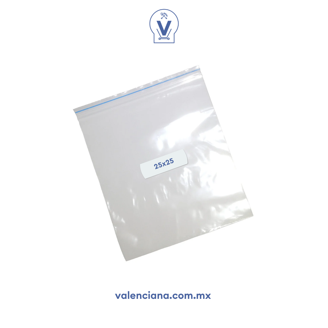 Bolsa Hermética 25x25 Paquete con 25 Piezas