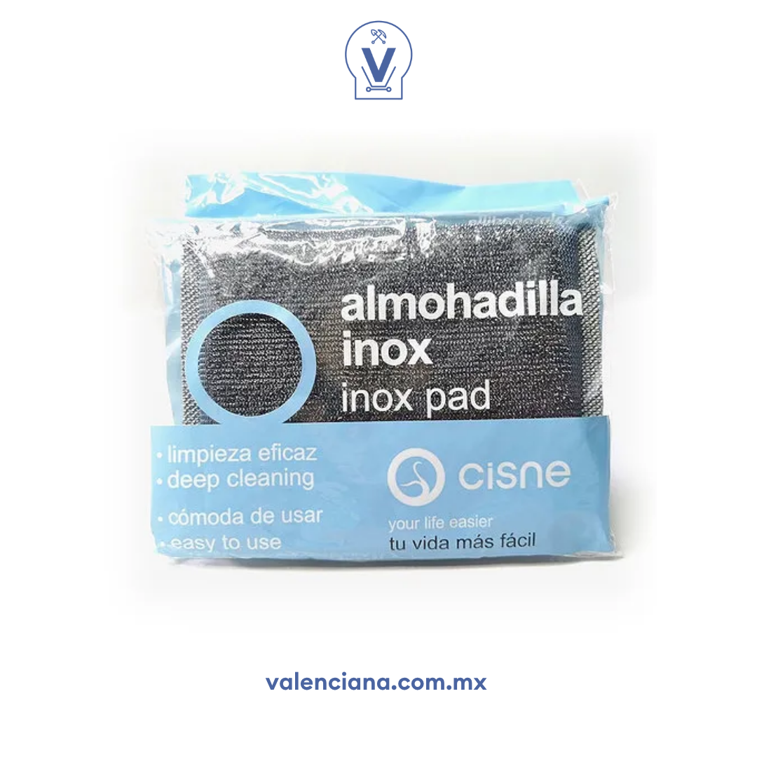Almohadilla de Acero Inoxidable Cisne 1 pz