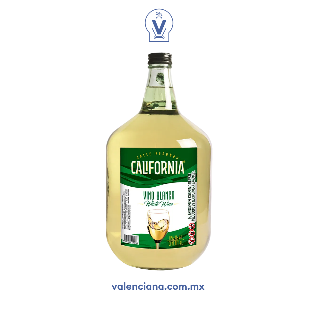 Vino Blanco California 4 lt
