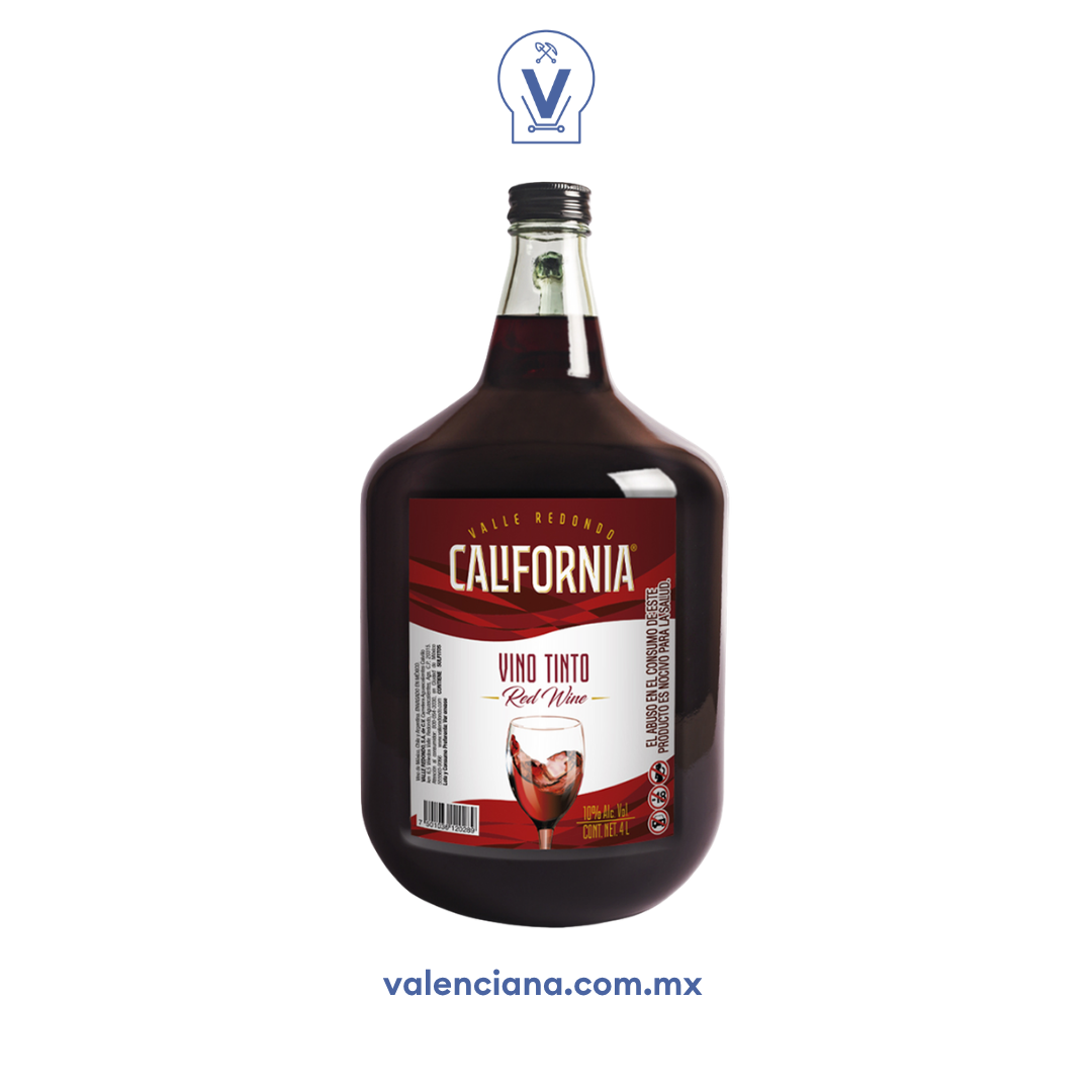 Vino Tinto California 4 lt