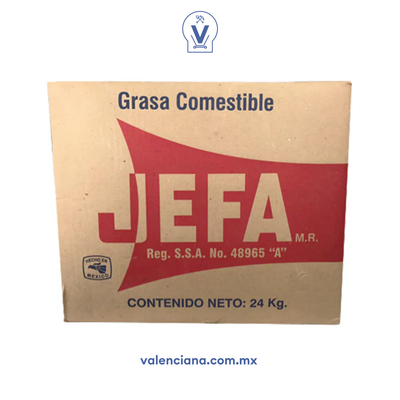 Manteca Vegetal Jefa 24 kg