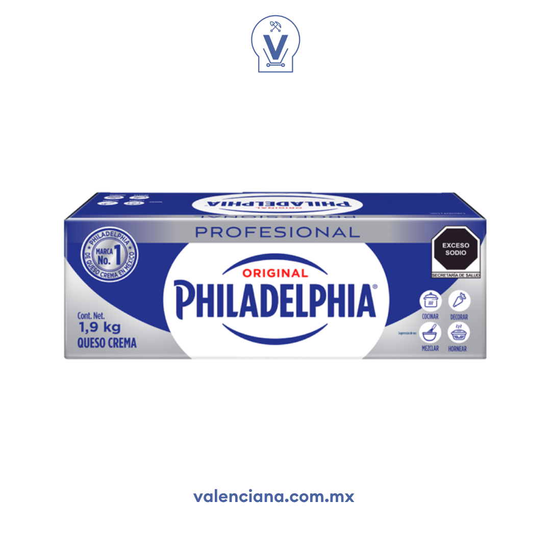 Queso Crema Philadelphia 1.9 kg