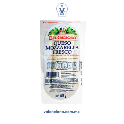 Queso Mozarella Belgioioso 453 gr