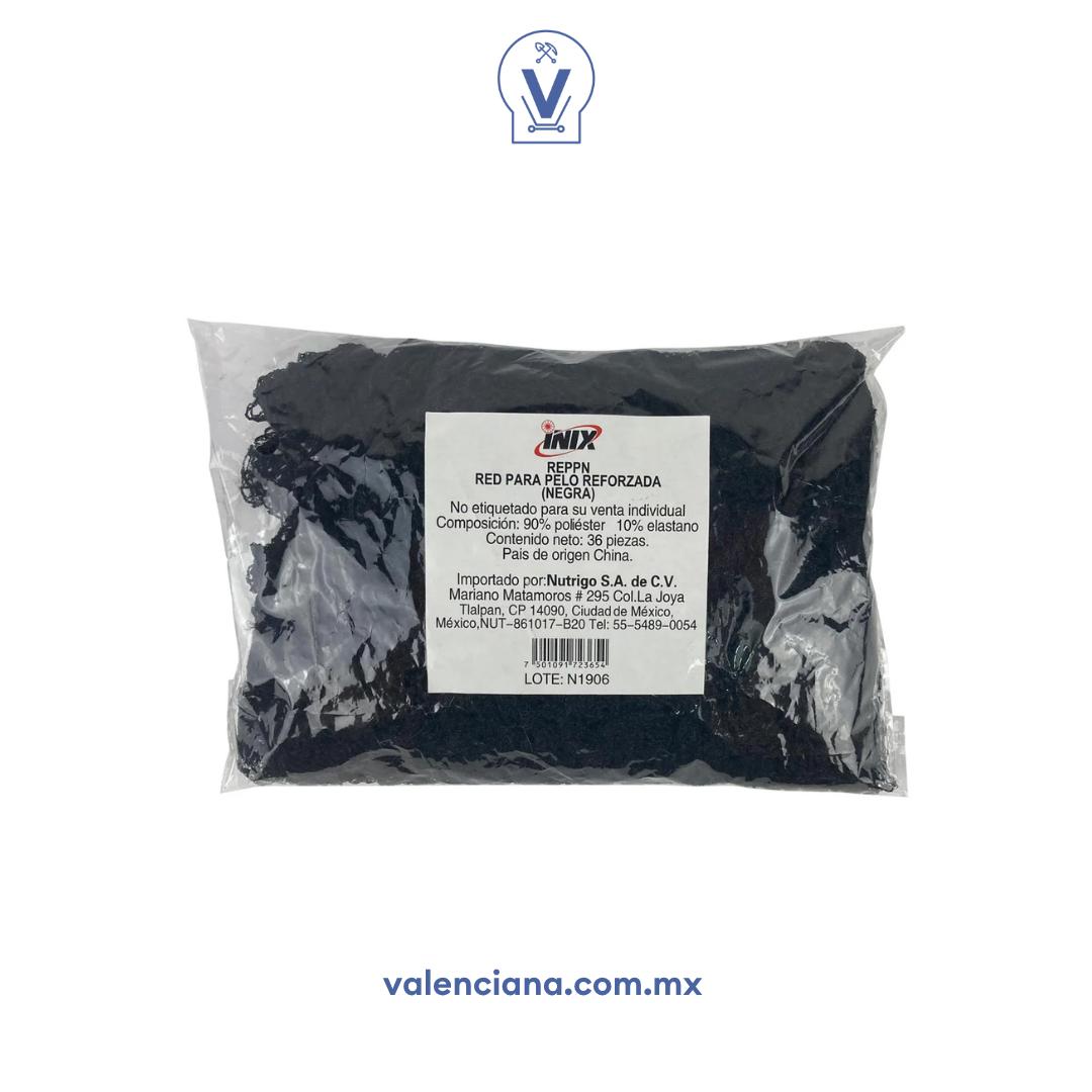 Red para Cabello Negras Paquete con 25 Piezas
