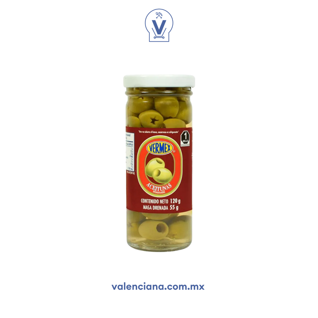 Aceitunas Sin Hueso Vermex 120 gr