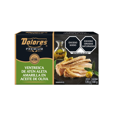 Ventresca de Atún en Aceite de Oliva Dolores Premium 120 gr