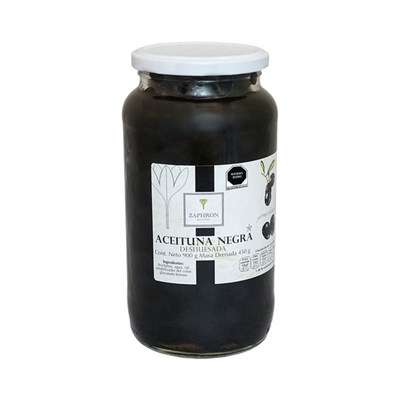 Aceitunas Negras sin Hueso Zaphron 900 gr