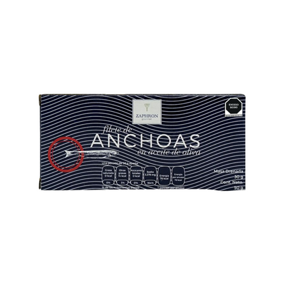 Anchoas en Aceite de Oliva Zaphron 50 gr