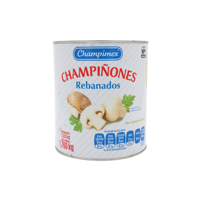 Champiñones Rebanados Champimex 2.8 kg