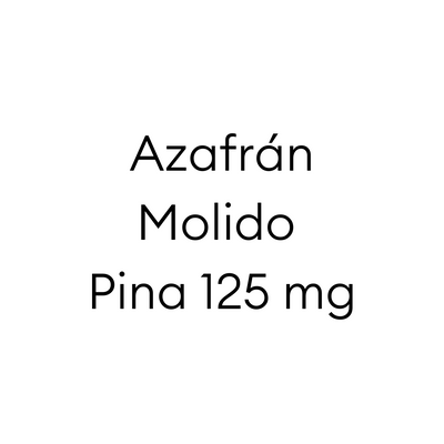 Azafrán Molido Pina 125 mg