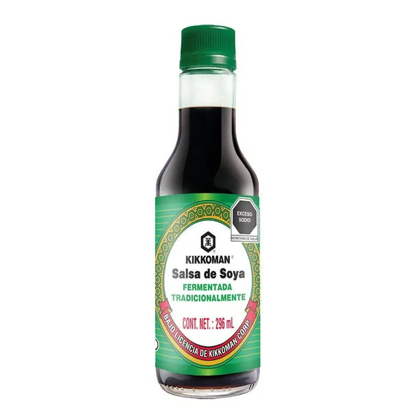 Salsa de Soya Baja en Sodio Kikkoman 296 gr